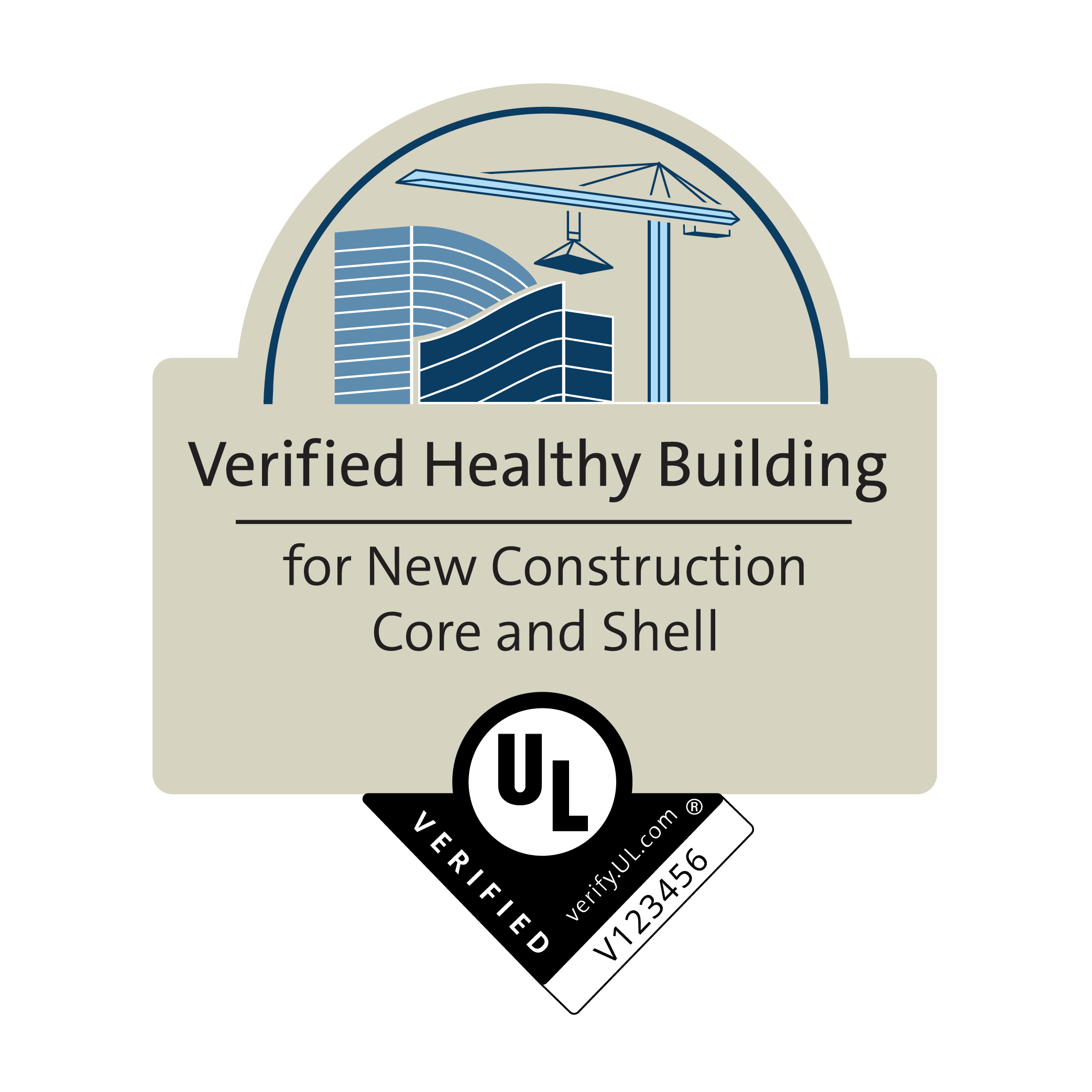 Verification Mark Healthy Building NewConstr Core Shell.
