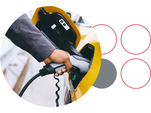 Charging electric vehicle